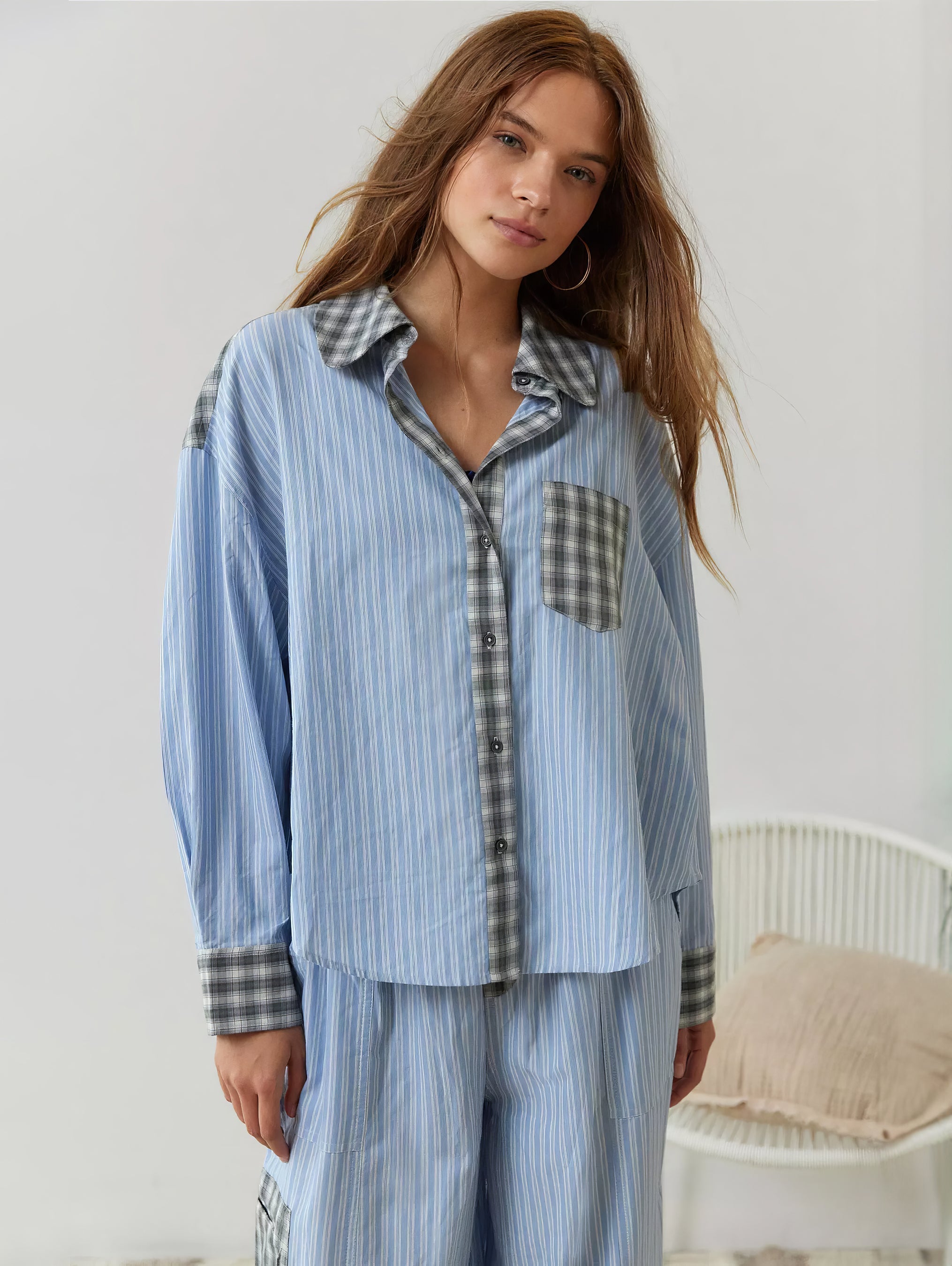 Sara | Zacht materiaal pyjamaset dames