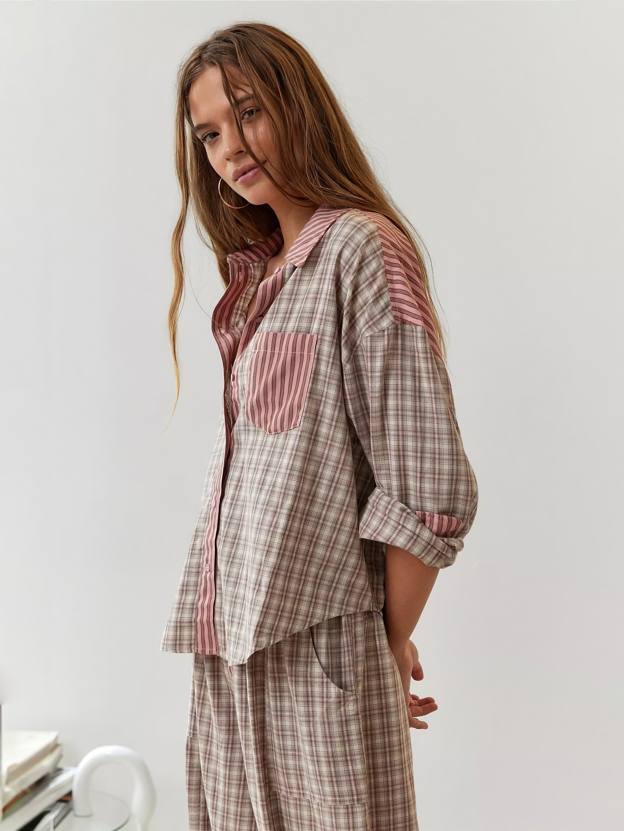 Sara | Zacht materiaal pyjamaset dames