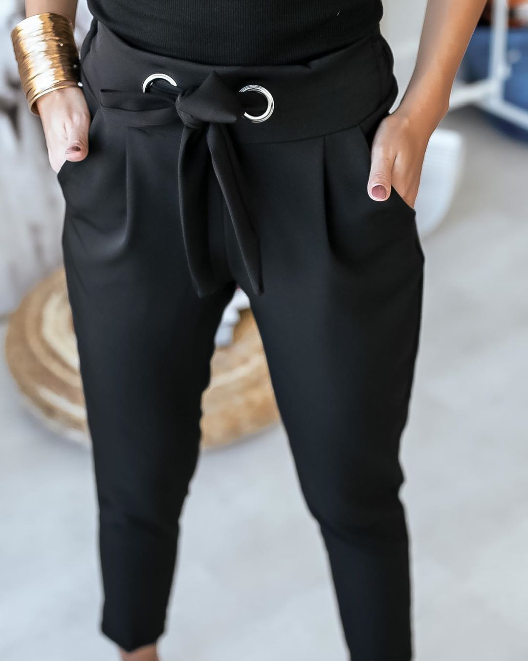 Eleanora - Casual High Waist Broeken