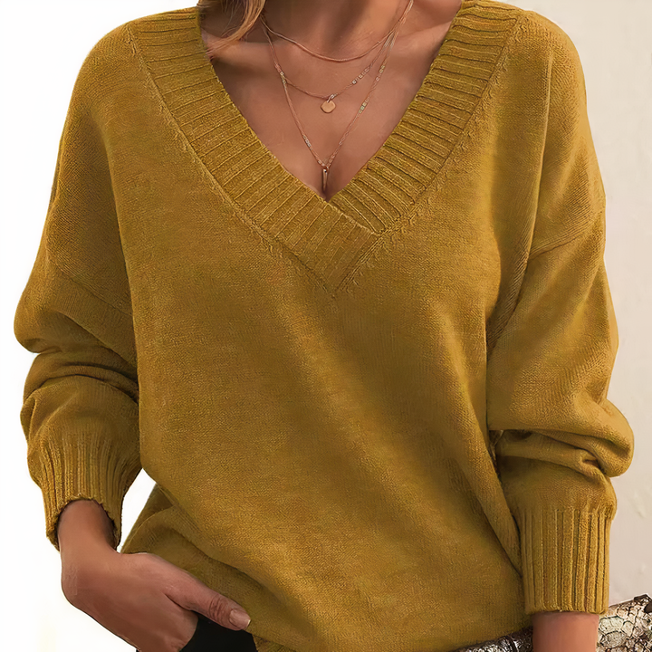 Elske - Stijlvolle kasjmier pullover met een verfijnd design