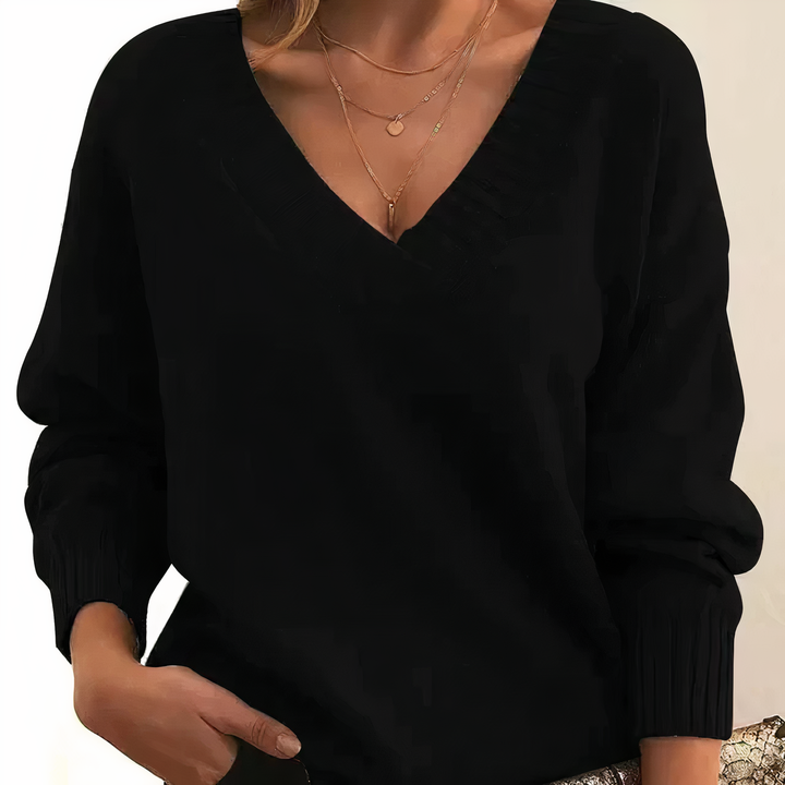 Elske - Stijlvolle kasjmier pullover met een verfijnd design