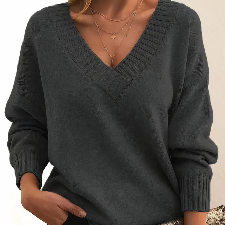 Elske - Stijlvolle kasjmier pullover met een verfijnd design