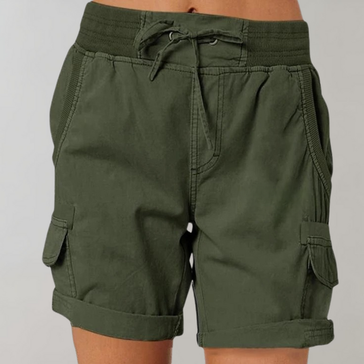 Evelina - Dames shorts met hoge taille