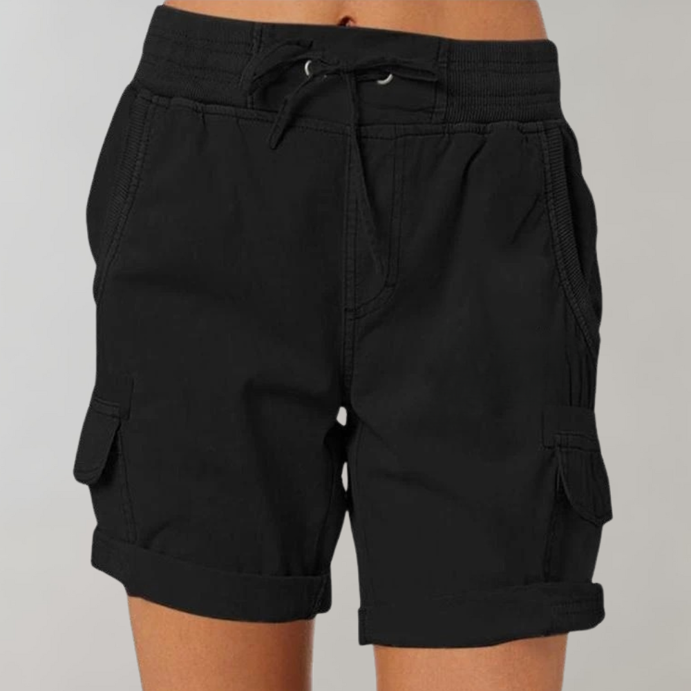 Evelina - Dames shorts met hoge taille