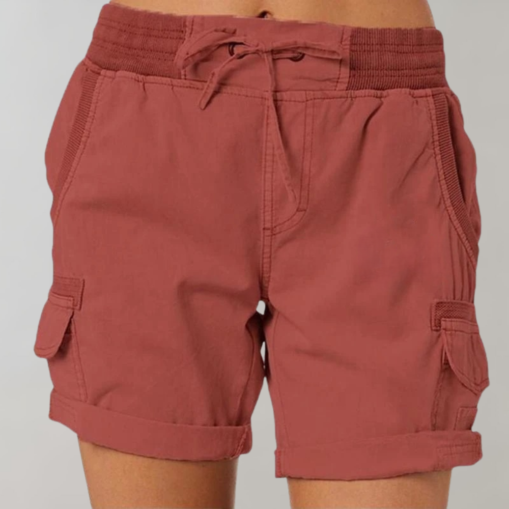 Evelina - Dames shorts met hoge taille