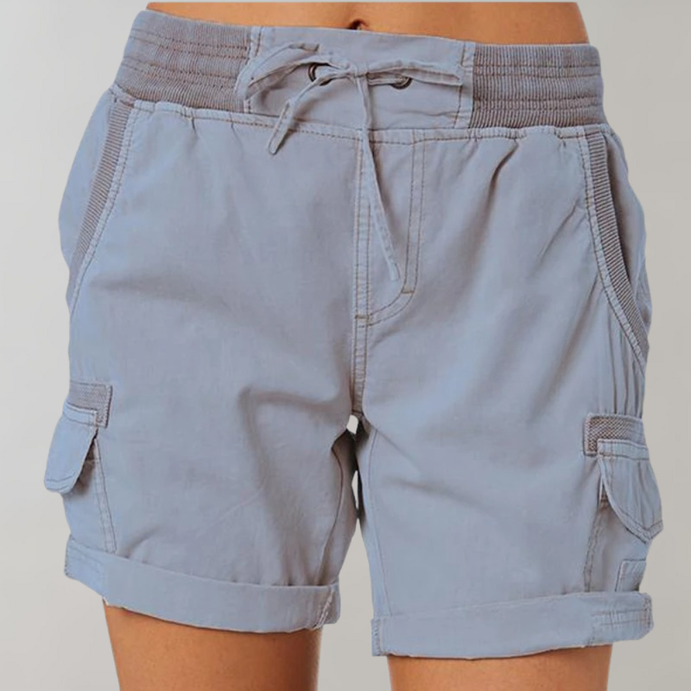 Evelina - Dames shorts met hoge taille