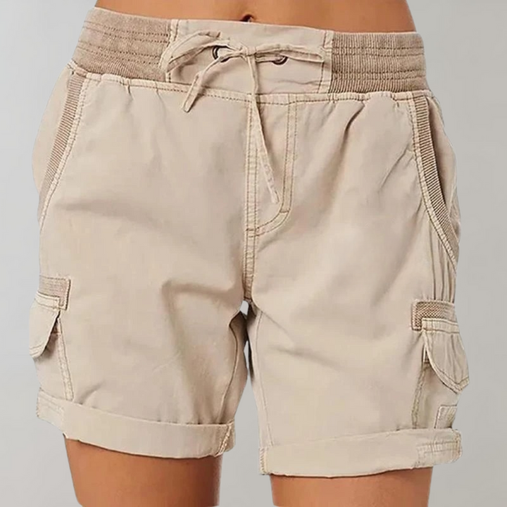 Evelina - Dames shorts met hoge taille