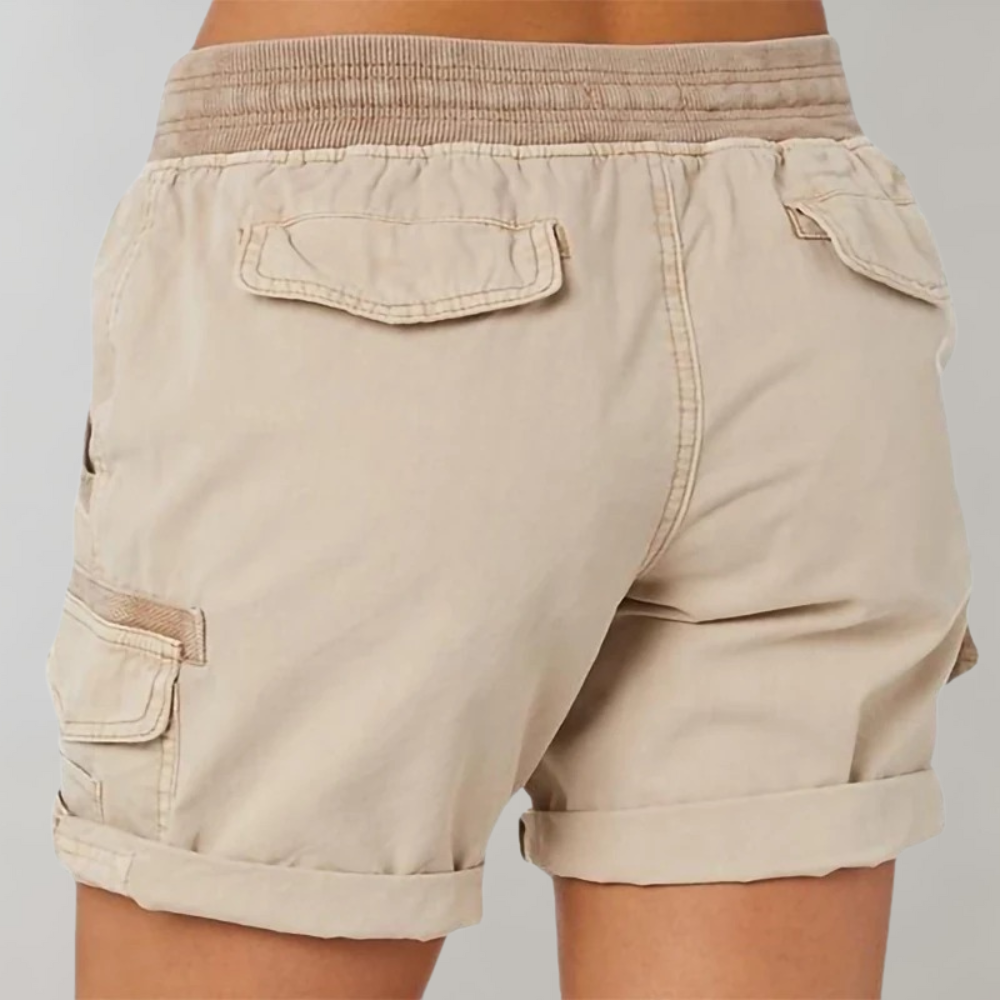 Evelina - Dames shorts met hoge taille