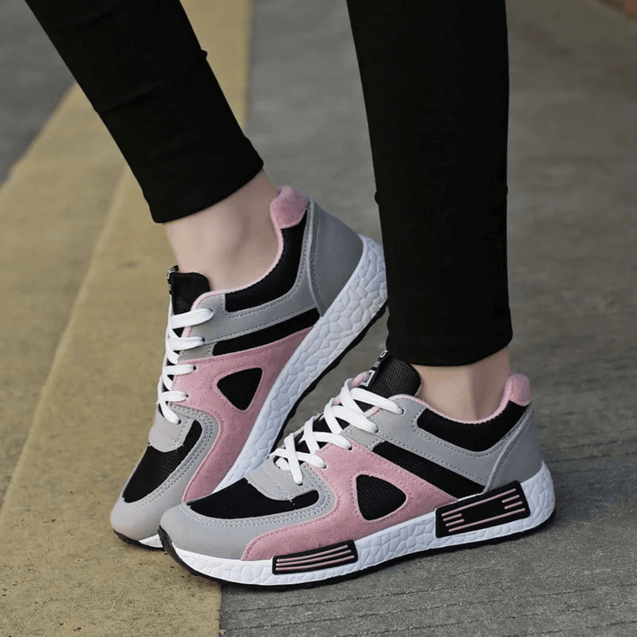 Dames Hardloopsneakers – Ademend Mesh & Lichtgewicht, Sportschoenen voor Wandelen & Fitness