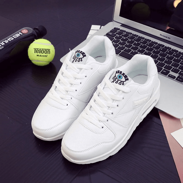 Dames Sneakers met Luchtkussen – Ademend Mesh, Comfortabele Verhoogde Zool, Sportieve Hardloopschoenen