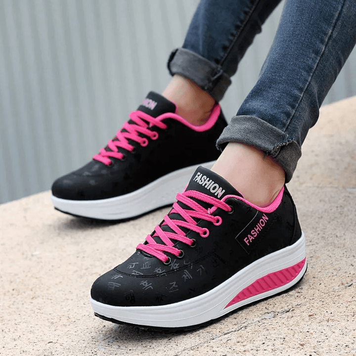 Dames Sneakers met Luchtkussen – Ademend Schokdempend Comfortabel voor Wandelen