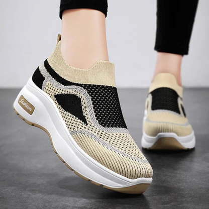 Dikke zool lichtgewicht comfortabele orthopedische dames sneakers