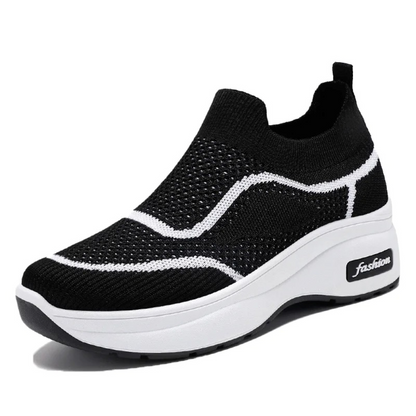 Dikke zool lichtgewicht comfortabele orthopedische dames sneakers