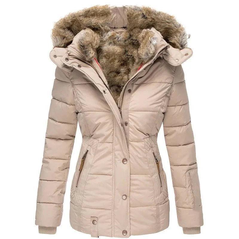 Eva | Gevoerde Lange Winterjas Met Capuchon