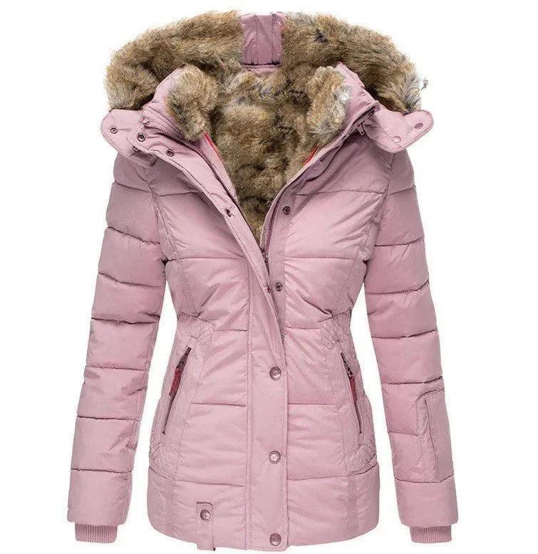 Eva | Gevoerde Lange Winterjas Met Capuchon