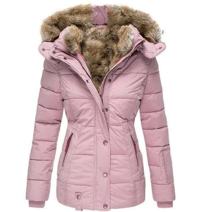 Eva | Gevoerde Lange Winterjas Met Capuchon