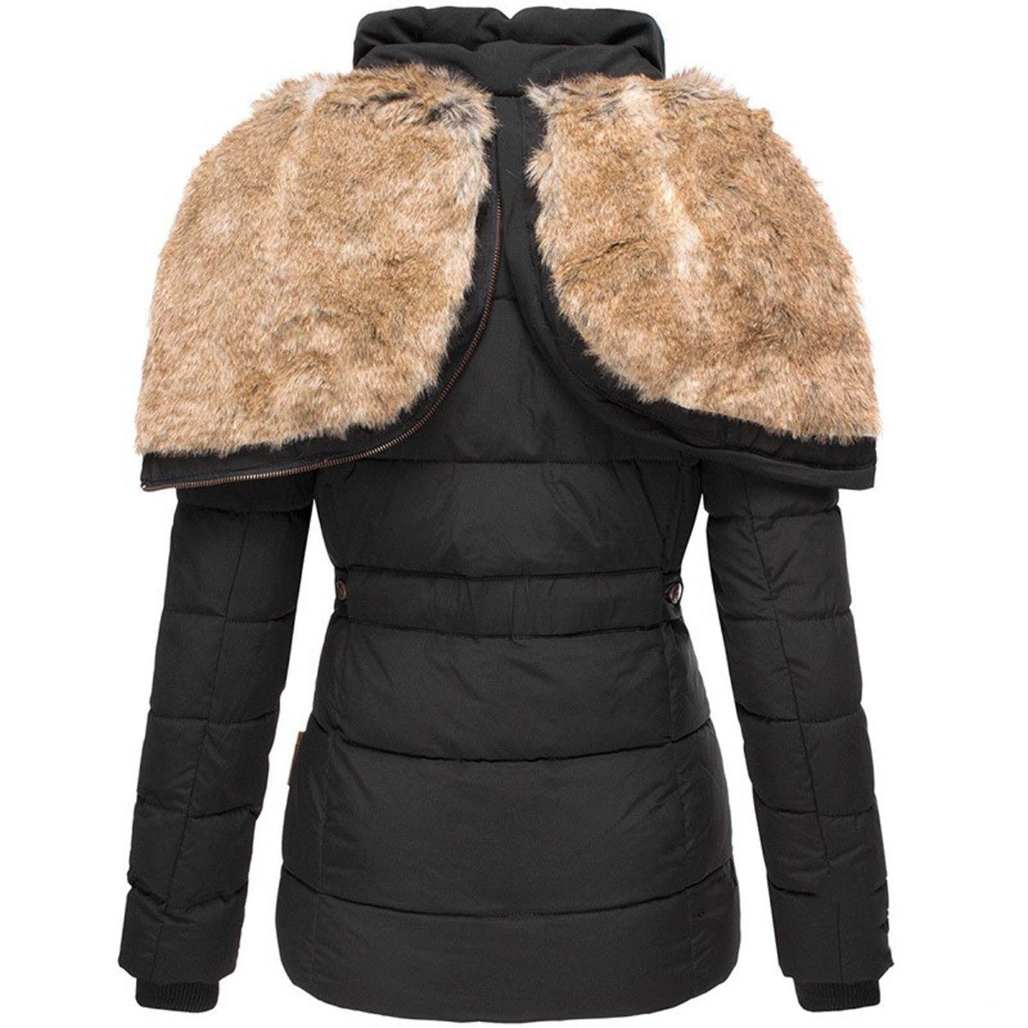 Eva | Gevoerde Lange Winterjas Met Capuchon