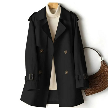 Fiora halflange casual trenchcoat