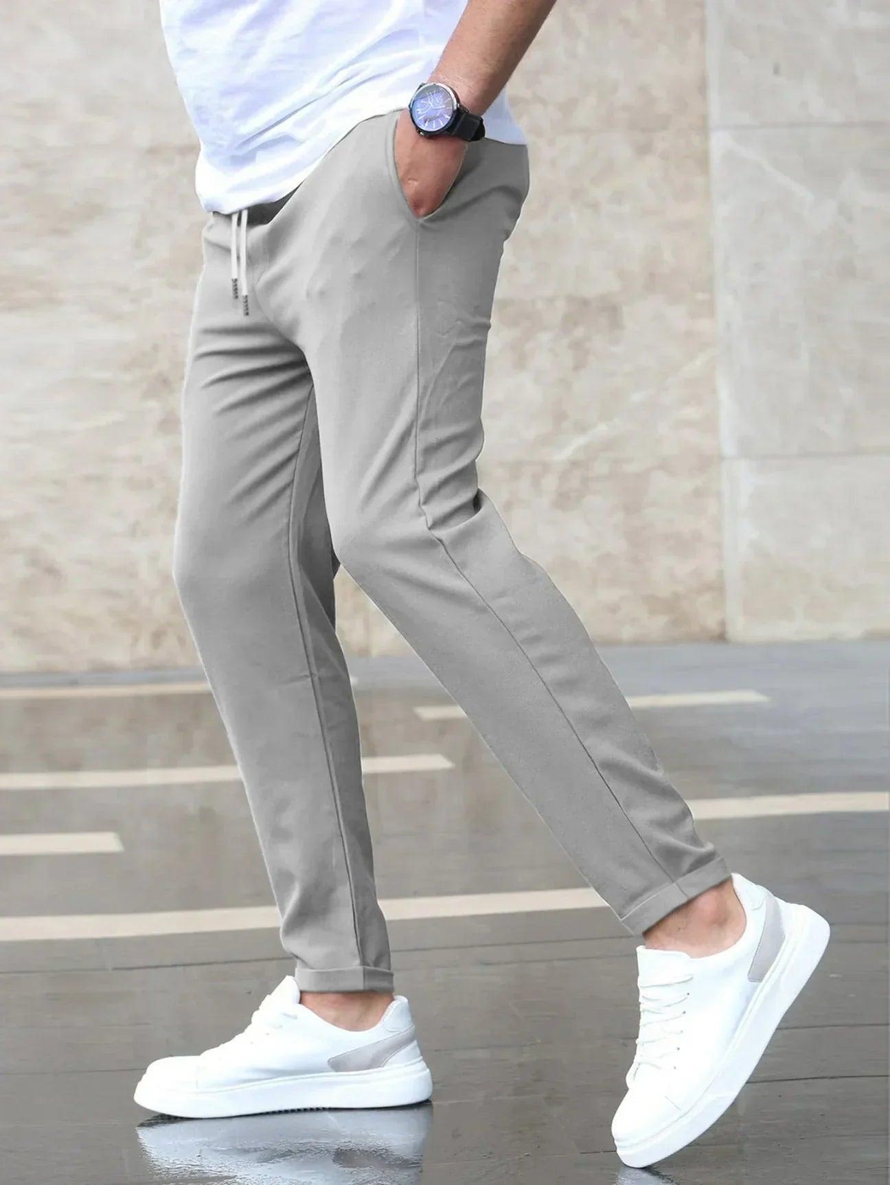 Hendrik | Slim fit joggingbroek met elastische tailleband