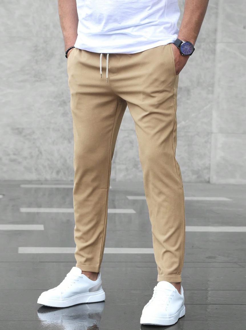 Hendrik | Slim fit joggingbroek met elastische tailleband