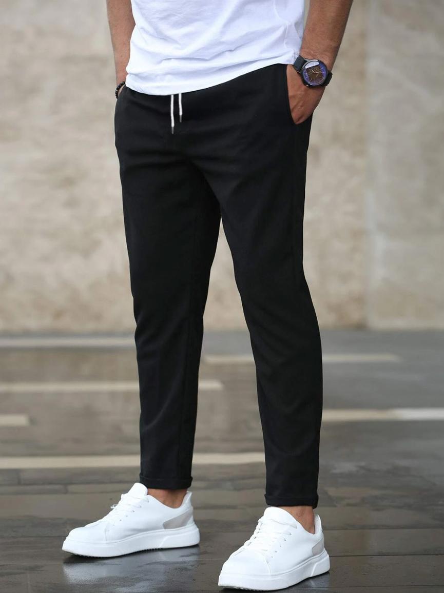 Hendrik | Slim fit joggingbroek met elastische tailleband