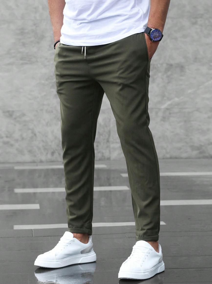 Hendrik | Slim fit joggingbroek met elastische tailleband