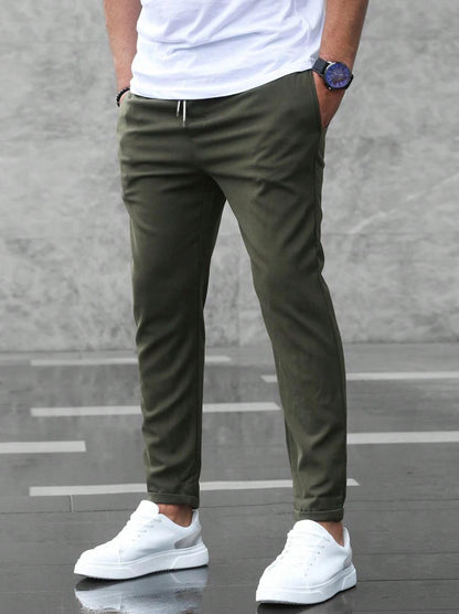 Hendrik | Slim fit joggingbroek met elastische tailleband
