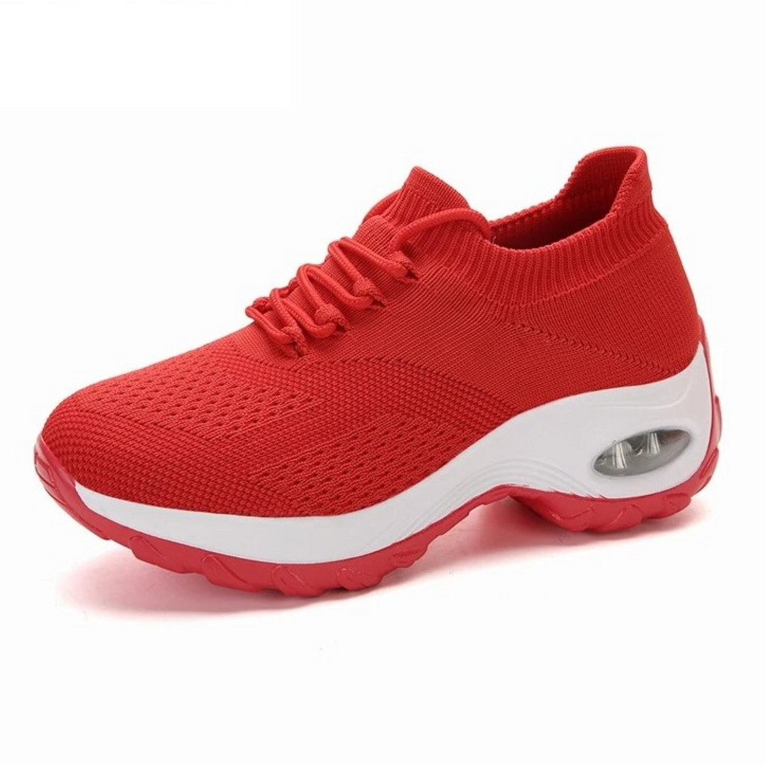 Hoge zool elastische orthopedische dames sneakers