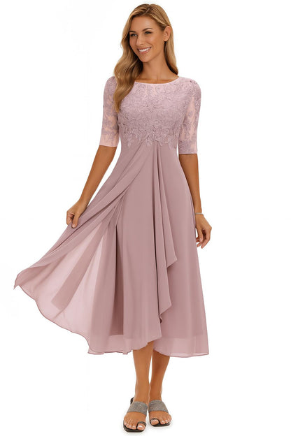 Isabelle | Elegante midi jurk voor bruiloften en speciale gelegenheden