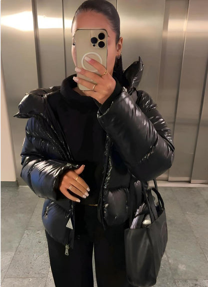 Janna | Lichtgewicht pufferjack met slim fit