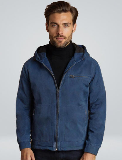 Jozef | Warm hoodiejack met getailleerde pasvorm