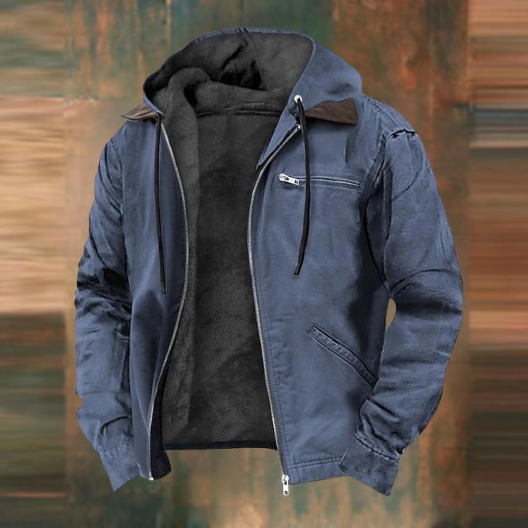 Jozef | Warm hoodiejack met getailleerde pasvorm