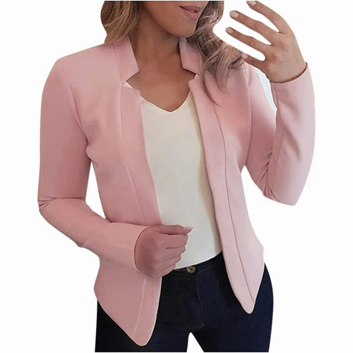 Kleine dames blazer, solide kleur vest