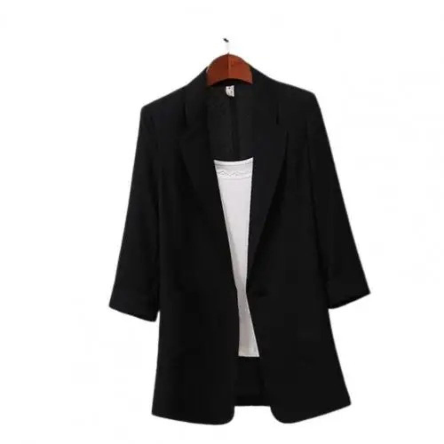 Lange mouw, revers, zakken dames blazer