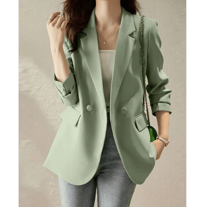 Oversized Dames Blazer – Chique Lange Blazer voor Werk, Kantoor en Casual Outfits