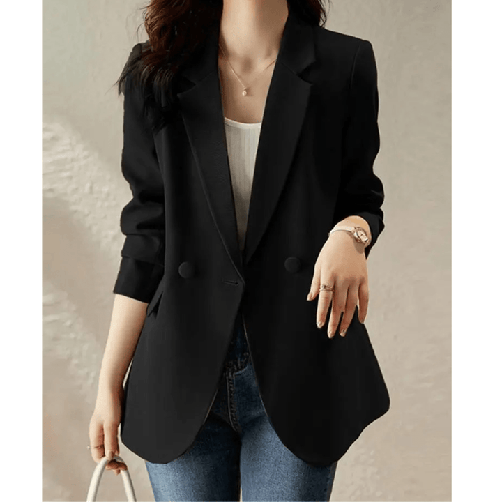 Oversized Dames Blazer – Chique Lange Blazer voor Werk, Kantoor en Casual Outfits