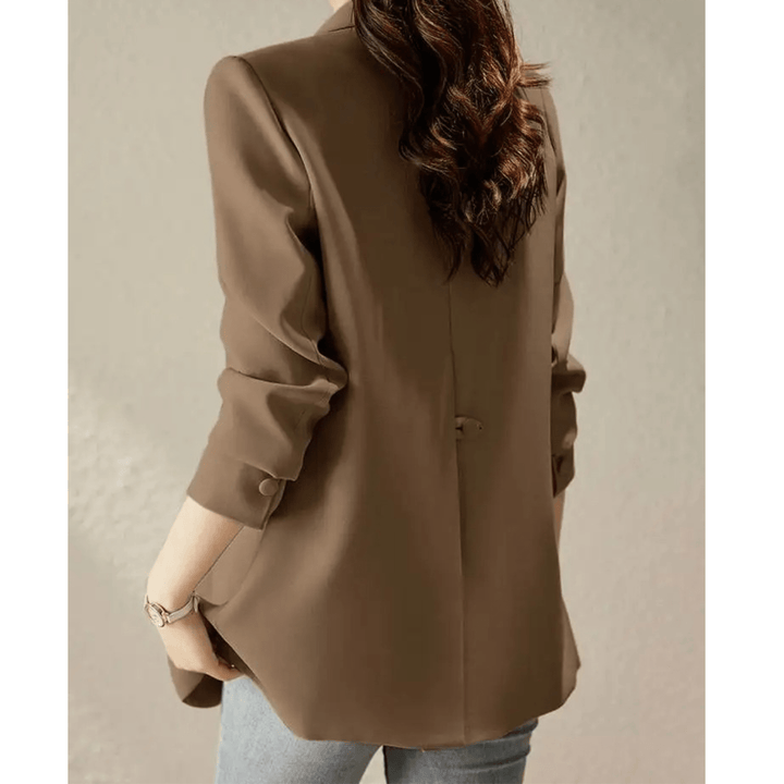 Oversized Dames Blazer – Chique Lange Blazer voor Werk, Kantoor en Casual Outfits