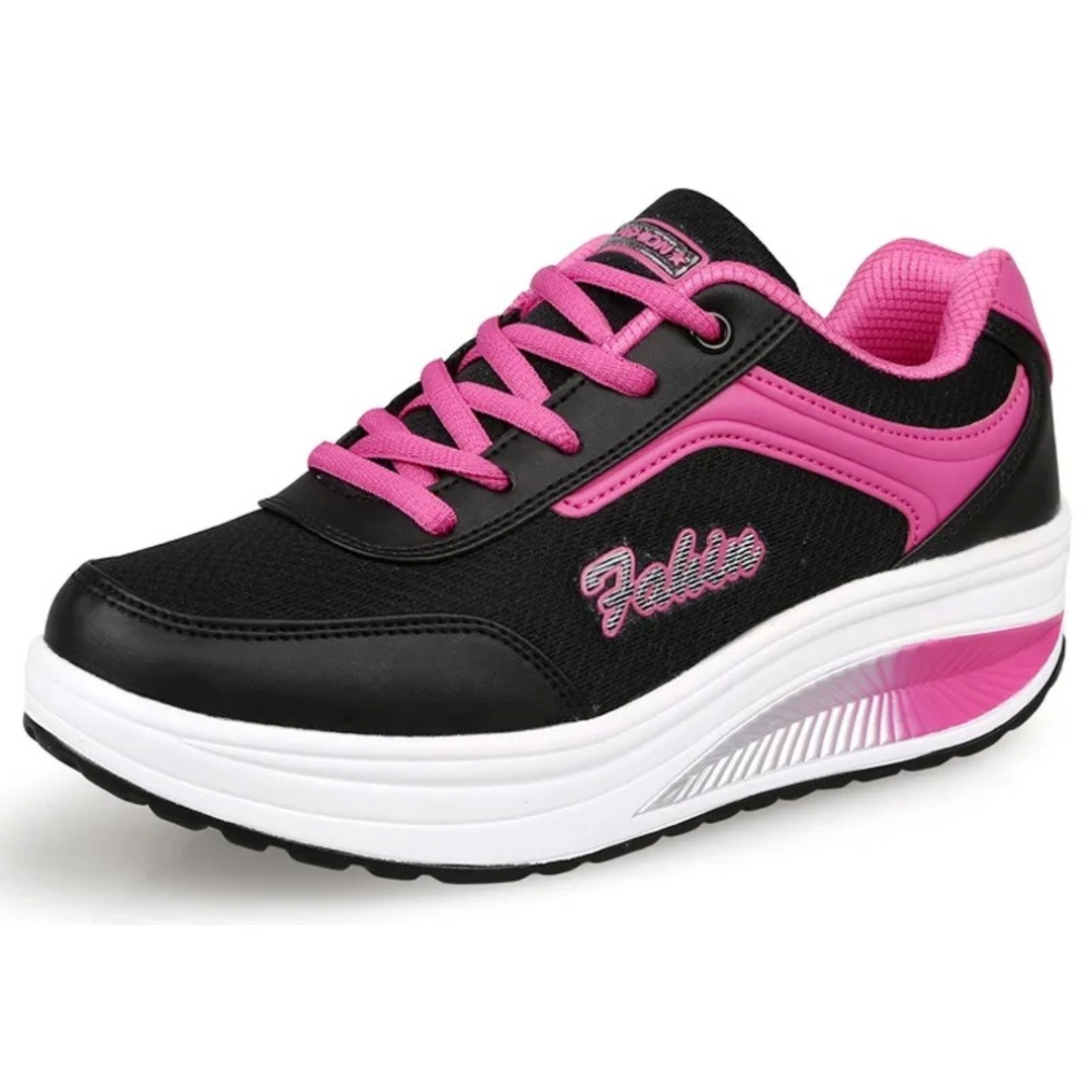 Platte zachte zool orthopedische dames sneakers