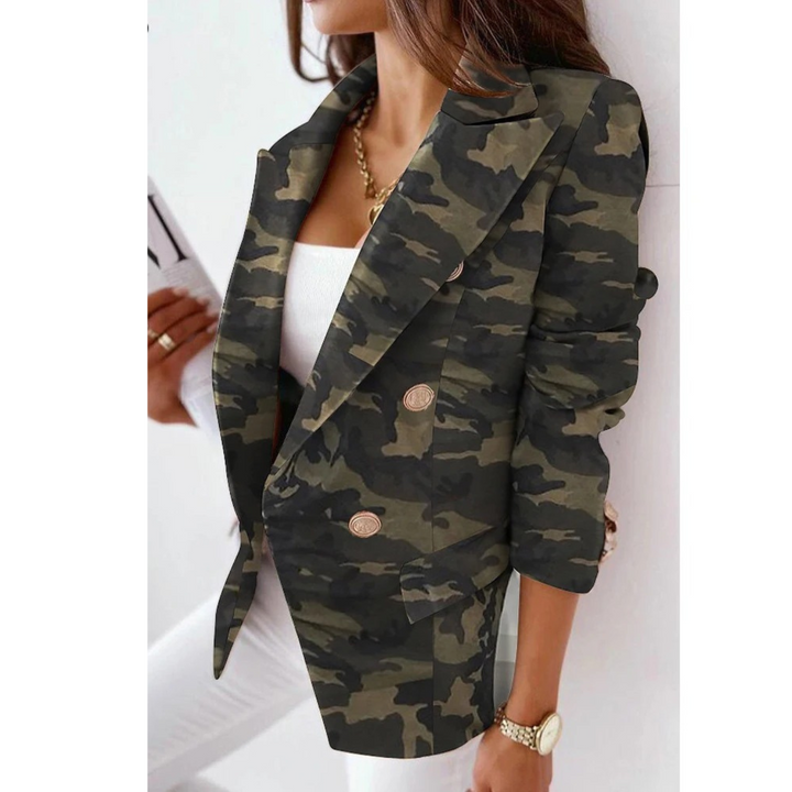 Snakeskin print, dames blazer skinny jacket outerwear