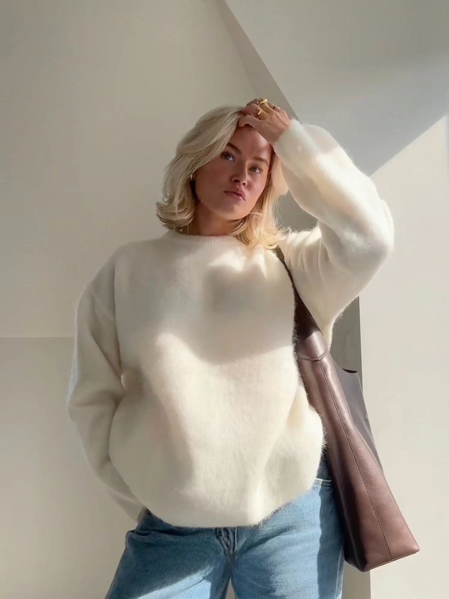 Sofie | Zachte mohair trui