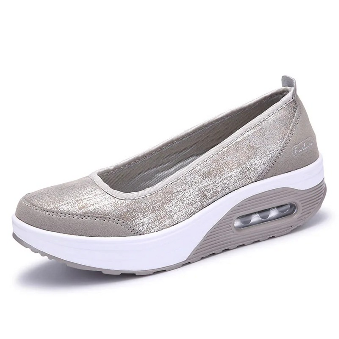 Zoete ondiepe comfortabele hoge zool orthopedische dames sneakers